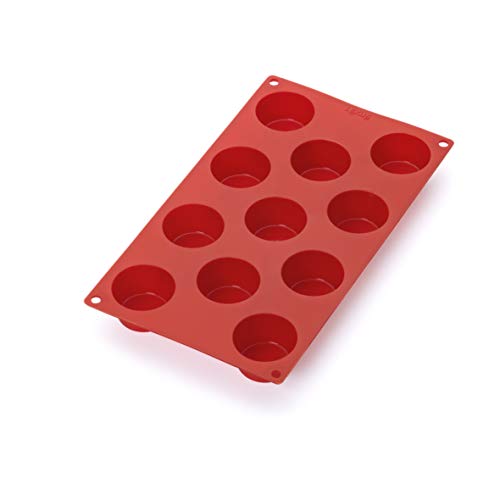 Lekue Red Silicone 11-Cup Muffin Mold - The Finished Room