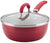 Rachael Ray Create Delicious Nonstick Saute/All Purpose Pan with Lid, 3 Quart, Red Shimmer - The Finished Room