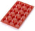 Lekue 15 Cavities Tartelette Multi Cavity Baking Mold, Red - The Finished Room