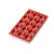 Lekue 15 Cavities Tartelette Multi Cavity Baking Mold, Red - The Finished Room
