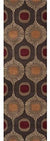 Surya Forum FM-7170 Transitional Hand Tufted 100% Wool Area/Accent Rug - Color: Chocolate, Mocha, Tan, Burgundy, Tan (8' x 11') - The Finished Room