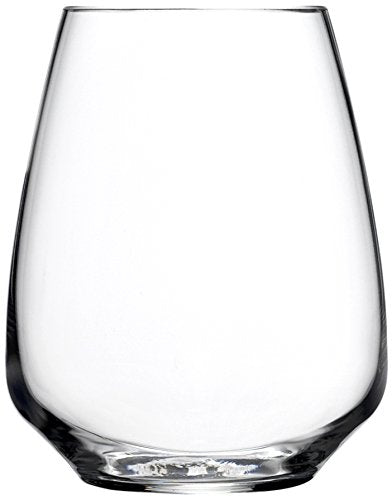 Luigi Bormioli Atelier Stemless Riesling Wine Glass, 14-Ounce, Set of 6 - The Finished Room