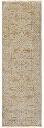 Surya Antique ATQ-1000 Hand Knotted New Zealand Wool Classic Accent Rug, 3-Feet 6-Inch by 5-Feet 6-Inch - The Finished Room