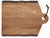 Rachael Ray Pantryware Wood Cutting Board With Handle/ Wood Serving Board With Handle - 14 Inch x 11 Inch, Brown - The Finished Room