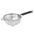 Oggi .0 Perforated 6.5-inch Stainless Steel Colander with Soft-Grip Handles,Silver - The Finished Room