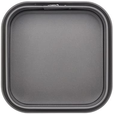 Anolon Advanced Nonstick Springform Baking Pan / Nonstick Springform Cake Pan, Square - 9 Inch, Gray - The Finished Room