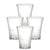 Duralex Made In France Amalfi Glass Tumbler (Set of 4), 4.62 oz, Clear - The Finished Room