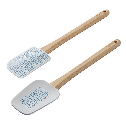 Ayesha Collection Spatula Spoonula Set, 11.5-Inch, Two Piece, Mix Colors - - The Finished Room
