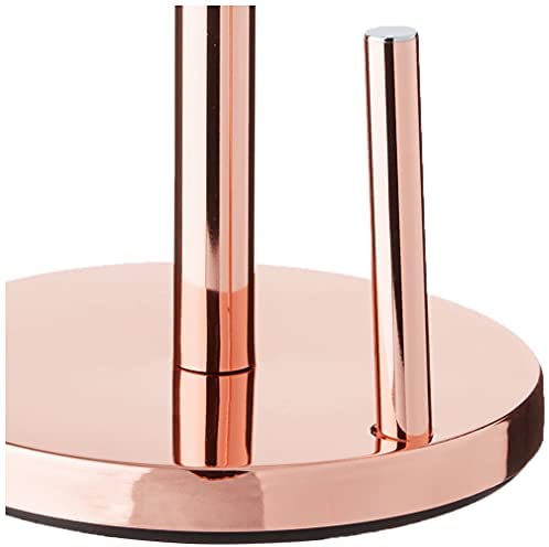 Oggi Stainless Steel Paper Towel Holder, Copper - The Finished Room