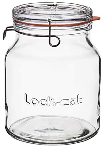 Luigi Bormioli Lock-Eat Handy Jar 67.75 Ounce (2 Liters) - The Finished Room
