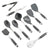 Anolon 10-Piece Nylon Mixed Tool Set, Graphite - The Finished Room