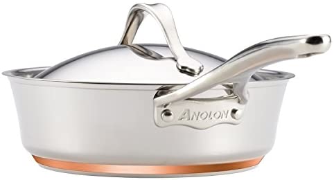 Anolon 11-Piece Steel &amp; Hard Aluminum Cookware Set, Stainless Steel and Hard Anodized - The Finished Room