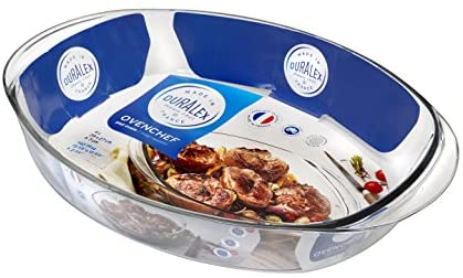 Duralex Made In France OvenChef Oval Baking Dish, 15.5 by 10.5-Inch - The Finished Room