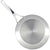 Anolon Nouvelle Stainless Stainless Steel Frying Pan / Fry Pan / Stainless Steel Skillet with Lid - 12 Inch, Silver - The Finished Room