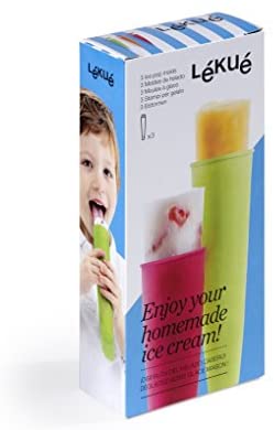 Lekue Ice Cream Pop Molds Set of 3, Colors, Assorted - The Finished Room