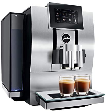Jura Z8 Aluminum Automatic Espresso &amp; Cappuccino Machine with Touch screen - The Finished Room