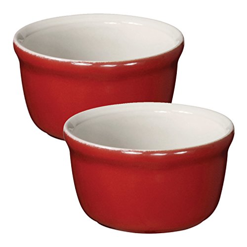 Emile Henry Made In France HR Modern Classics 2 Set Ramekin, White - The Finished Room