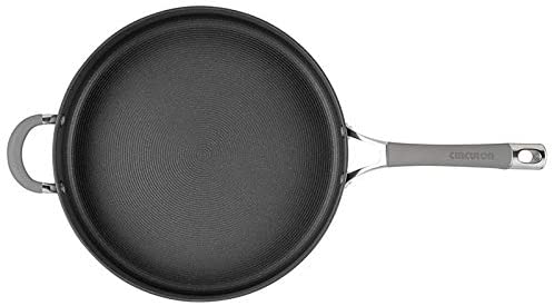 Circulon 5-Qt. Covered Sauté with Helper Handle Hard Anodized Aluminum Saute Pan, 5 Quart, Oyster Gray - The Finished Room