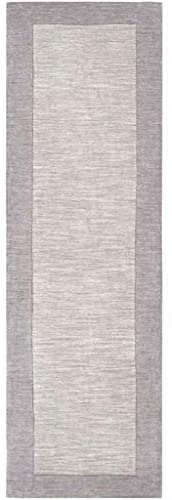 Surya Mystique 8&#39; x 11&#39; Hand Loomed Wool Rug in Gray - The Finished Room