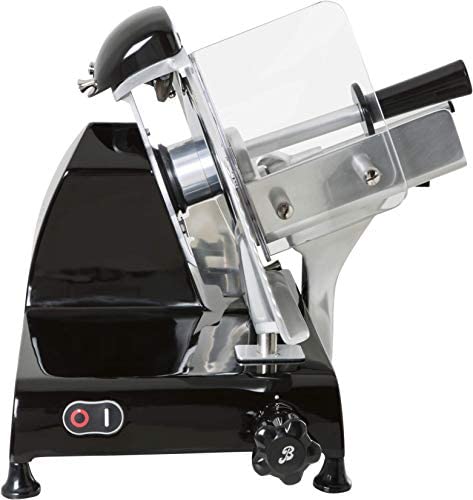 Berkel Red Line 250, Black, 10&quot; Blade/Electric, Luxury, Premium, Food Slicer/Slices Prosciutto, Meat, Cold Cuts, Fish, Ham, Cheese, Bread, Fruit, Veggies/Adjustable Thickness Dial /Slice Like