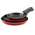 Farberware Neat Nest 3-Piece Skillet Set, Red - The Finished Room