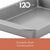 Farberware Nonstick Bakeware, Nonstick Cookie Sheet / Baking Sheet - 11 Inch x 17 Inch, Gray - The Finished Room