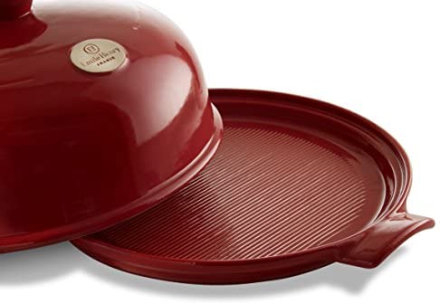 Emile Henry Made In France Bread Cloche, 13.2 x 11.2&quot;&quot;, Burgundy - The Finished Room