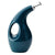 Rachael Ray Solid Glaze Ceramics EVOO Olive Oil Bottle Dispenser with Spout, 24 Ounce, Marine Blue - The Finished Room