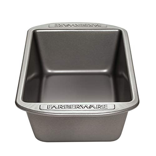 Farberware Nonstick Bakeware 9-Inch x 5-Inch Loaf Pan, Gray - - The Finished Room