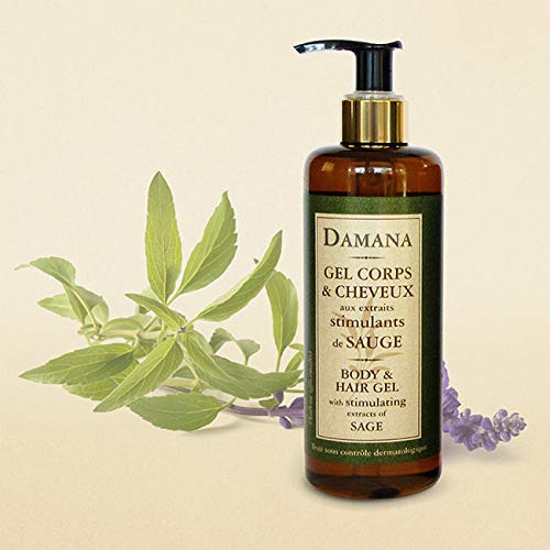 DAMANA Organic Bath Line Set of 4,10.1 Ounce Bottles -  Shampoo &amp; Body Gel, Conditioner, Cleansing Gel, Body Lotion - The Finished Room