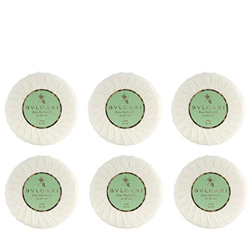 Bvlgari Au the Vert (Green Tea Soap) - 2.6oz/75 Grams Each - Set of 6 - The Finished Room