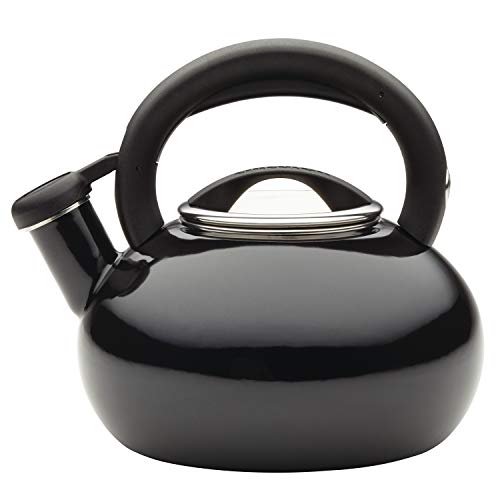 Circulon Sunrise Whistling Kettle/Stovetop Teakettle/Tea Pot, 1.5 Quart, Bell Pepper Red - The Finished Room
