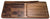 Kalmar Home 364 End Grain Inlay Wooden Cheeseboard with Acacia Wood Knife, Brown - The Finished Room