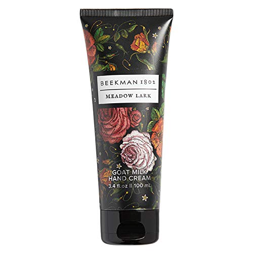 Beekman 1802 - Hand Cream - Meadow Lark - Moisturizing Goat Milk-Based Hand Cream for Dry Skin - Naturally Rich in Lactic Acid &amp; Vitamins - Cruelty-Free Bodycare - 3.4 oz - The Finished Room
