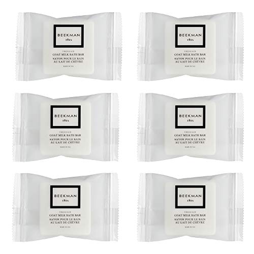 Beekman 1802 Fresh Air Goat Milk Bath Bar Soaps, 2 Ounce Each - Set of 6, Total of 12 Ounces - The Finished Room