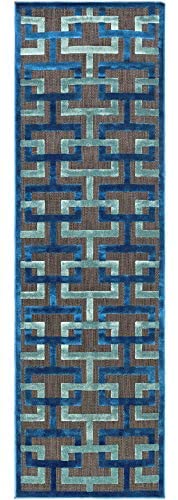 Whitaker Portera black Indoor / Outdoor Area Rug 2&#39;6&quot; x 7&#39;10 - The Finished Room