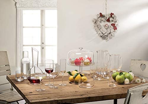 Luigi Bormioli Sublime 13.5 oz Red Wine Glasses, Set of 4, Clear - The Finished Room