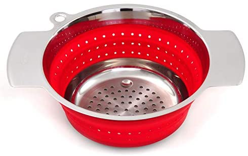 RÃ¶sle Stainless Steel Colander, 9.5 inch, Stainless - The Finished Room