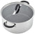 Circulon Momentum Stainless Steel Nonstick Dish/Casserole Pan/Dutch Oven with Lid, 5 Quart, Silver - The Finished Room
