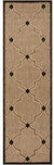 Serrano Brown and Beige Indoor / Outdoor Area Rug 2'6" x 7'10 - The Finished Room