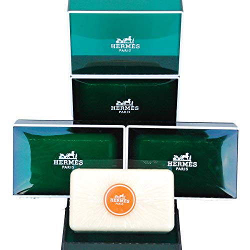 One (1) Luxury Herme?s Jumbo Soap - Eau d&#39;Orange Verte Gift Soap - Imported From Herme?s Paris 5.2oz / 150g - Beautifully Gift Boxed Perfumed Soap/Savon Parfume - The Finished Room