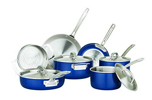 Viking Culinary 40041-9991-BLSC cookware sets, Multiple, Blue - The Finished Room