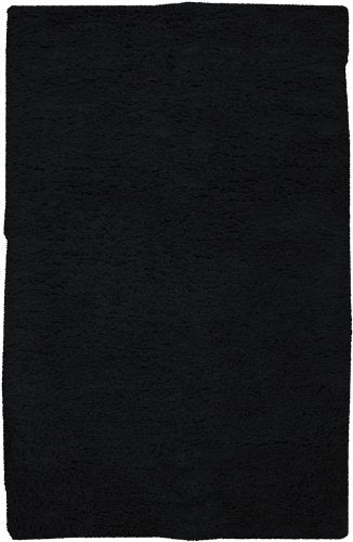 Surya Shag Runner Area Rug 4&#39;x10&#39; Black Ashton Collection - The Finished Room