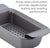 Rachael Ray Bakeware Meatloaf/Nonstick Baking Loaf Pan with Insert, 9 Inch x 5 Inch, Gray - The Finished Room