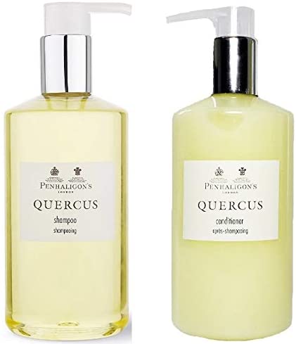 Penhaligons of London Quercus Shampoo & Conditioner Set of 2 Bottles - 10.1 Fluid Ounces/300 ML Each - The Finished Room
