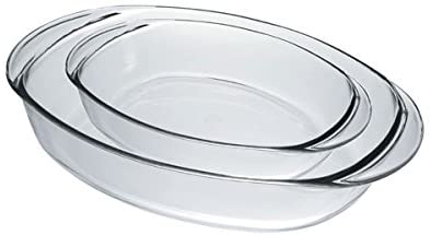 Duralex Made In France Ovenchef Glass Oval Bakers, Set of 2 - The Finished Room