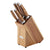 Rachael Ray Cucina 6-Piece Japanese Stainless Steel Knife Block Set with Acacia Handles - The Finished Room