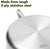 GreenPan Venice Pro Stainless Steel Healthy Ceramic Nonstick, 10 Piece, Light Gray - The Finished Room