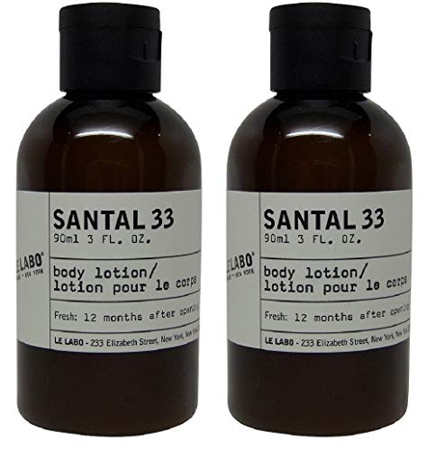 Le Labo Santal 33 Body Lotion - lot of 2 each 3oz bottles-Total of 6oz - The Finished Room