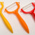 Kyocera Advanced Ceramic Revolution Series 5-1/2-inch Santoku Knife and Y-Peeler Set, Orange - The Finished Room